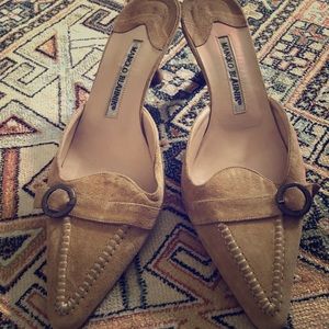 Manolo Blahnik mules